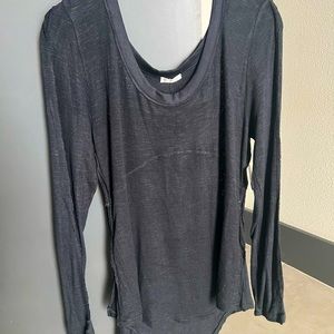 Free People Black Sheer Sweater
